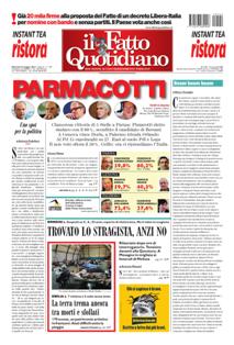 Il Fatto Quotidiano del 22 Maggio 2012 | ISSN 2037-089X | TRUE PDF | Quotidiano | Cronaca | Politica
Il quotidiano è edito dal 23 settembre 2009. L'uscita del giornale è stata preceduta da una lunga fase preparatoria iniziata il 28 maggio 2009 con l'annuncio del nuovo quotidiano dato sul blog voglioscendere.it da Marco Travaglio.
Il nome della testata è stato scelto in memoria del giornalista Enzo Biagi, conduttore del programma televisivo Il Fatto, mentre il logo del bambino con il megafono si ispira al quotidiano La Voce, in omaggio al suo fondatore Indro Montanelli.
L'editore ha manifestato la volontà di rinunciare ai fondi del finanziamento pubblico per l'editoria e di sovvenzionarsi soltanto con i proventi della pubblicità e delle vendite, e di usufruire solo delle tariffe postali agevolate per i prodotti editoriali sino alla loro abrogazione nell'aprile 2010.