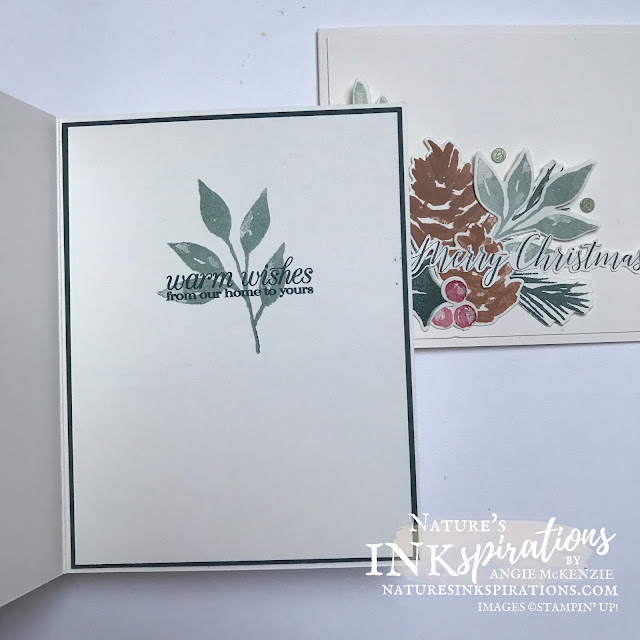 By Angie McKenzie for Ink.Stamp.Share Showcase Blog Hop; Click READ or VISIT to go to my blog for details! Featuring the Christmas Season Bundle found in the July-December 2021 Mini Catalog by Stampin' Up!®; #stampinup #cardtechniques #cardmaking #christmasseason #heartfeltwishes #evergreenelegance #poinsettiapetals #naturesinkspirations #stampingtechniques  #stampinupcolorcoordination #inkstampshareshowcasebloghop #diycards #handmadecards