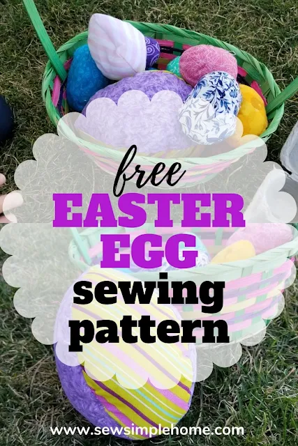 Learn how to make fabric Easter eggs with this free fabric egg pattern and tutorial.