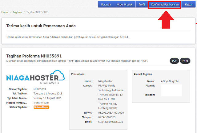 Cara Membeli Domain .Com Murah di Niagahoster 