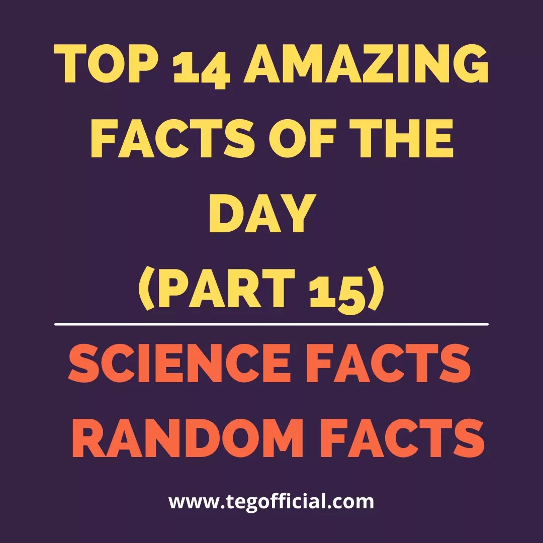 Top 14 Amazing facts of the Day (part 15) | Science Facts | Random Facts