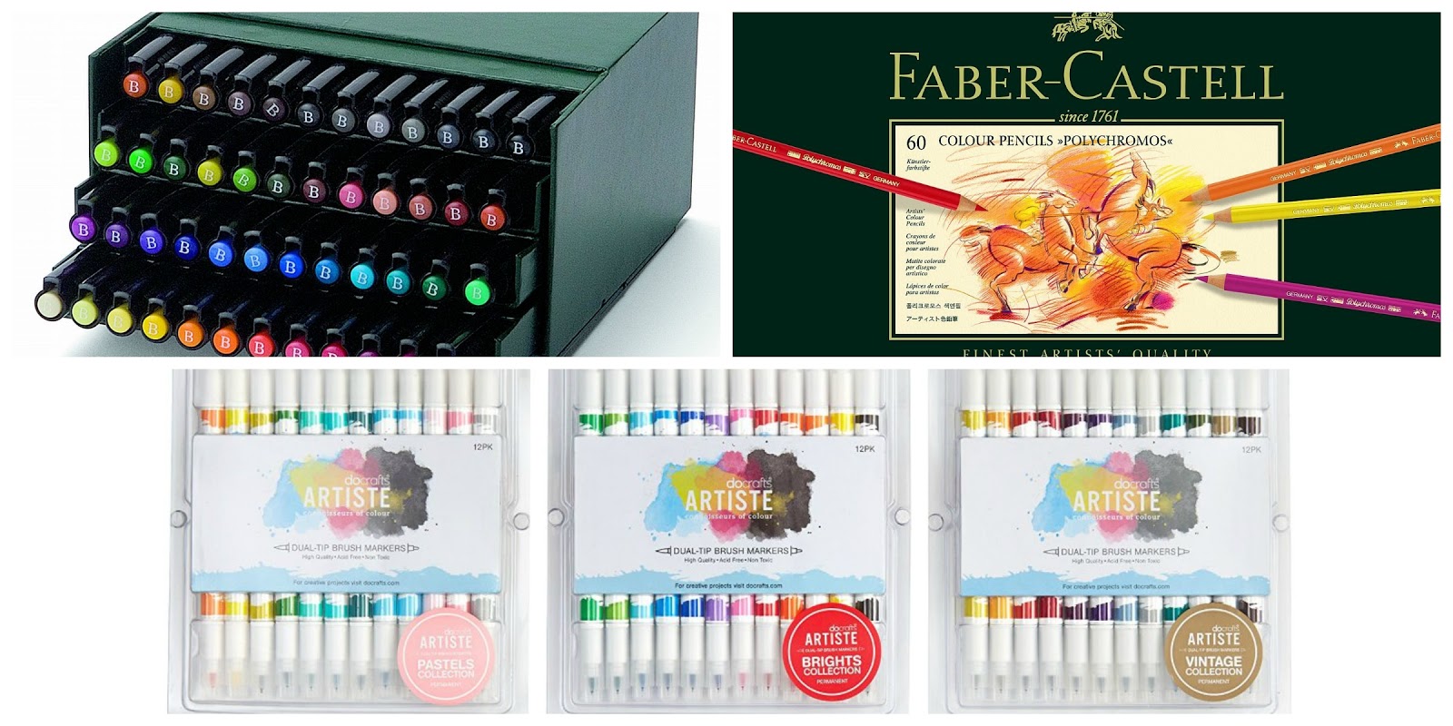 Faber Castell Pitt feutres d artistes 48 couleurs studio box 130 € Actuellement 90 99 €