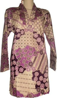 model baju batik muslim 2012 Terbaru