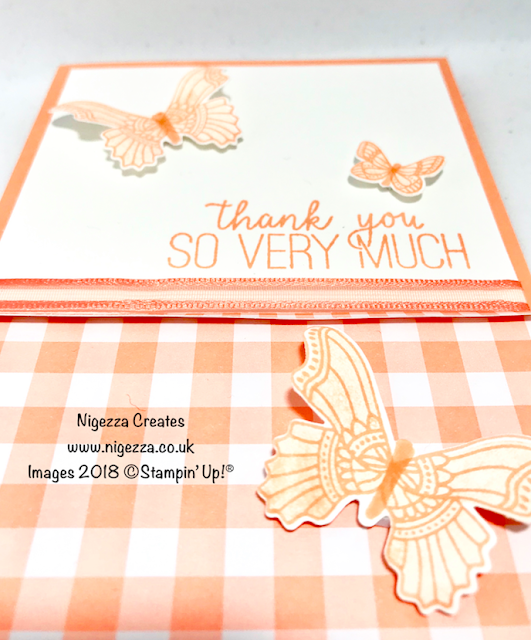 Butterfly Gala Customer Thank You Card Nigezza Creates