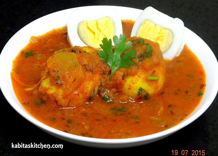 Kabita's Kitchen: Egg Curry Recipe-Easy and Quick Egg Curry Recipe