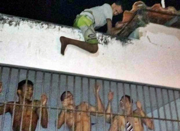 Preso é flagrado tentado fugir da Penitenciaria de Parnaíba; essa é a sexta tentativa de fuga só em 2016