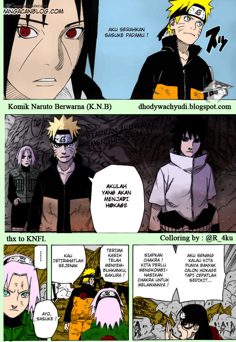 Komik Berwarna Komik Naruto Berwarna 631 TEAM 7