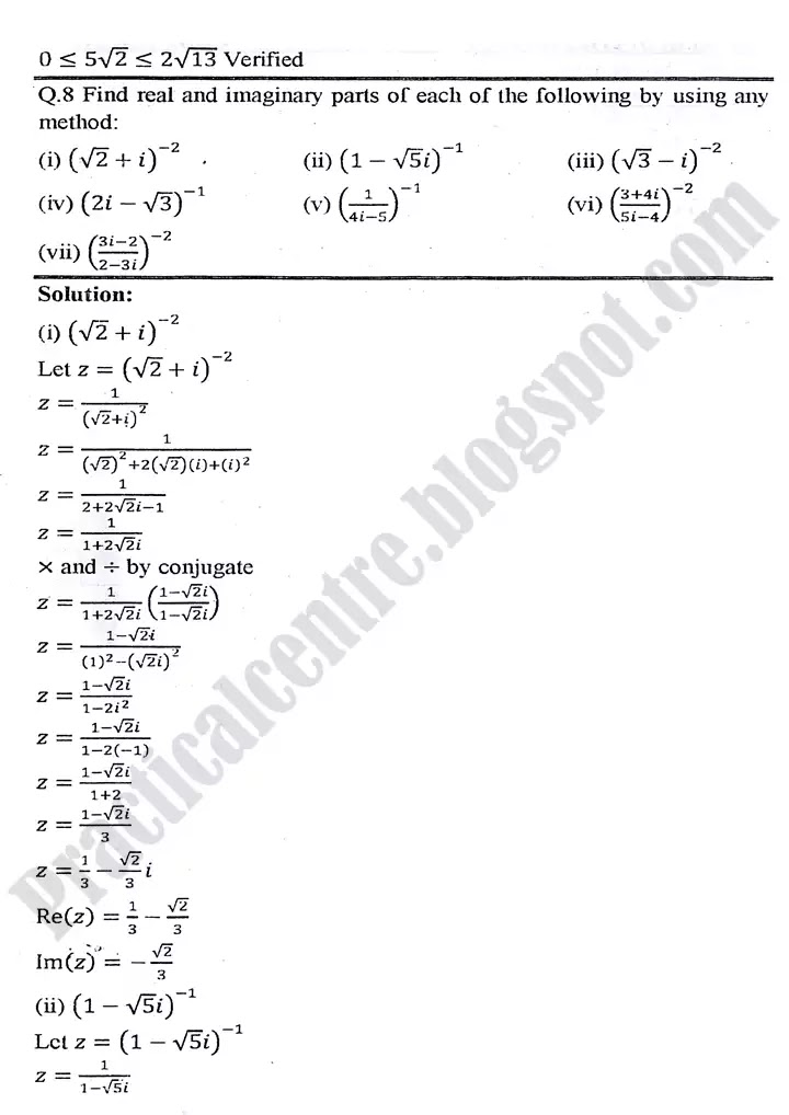 complex-numbers-exercise-1-2-9