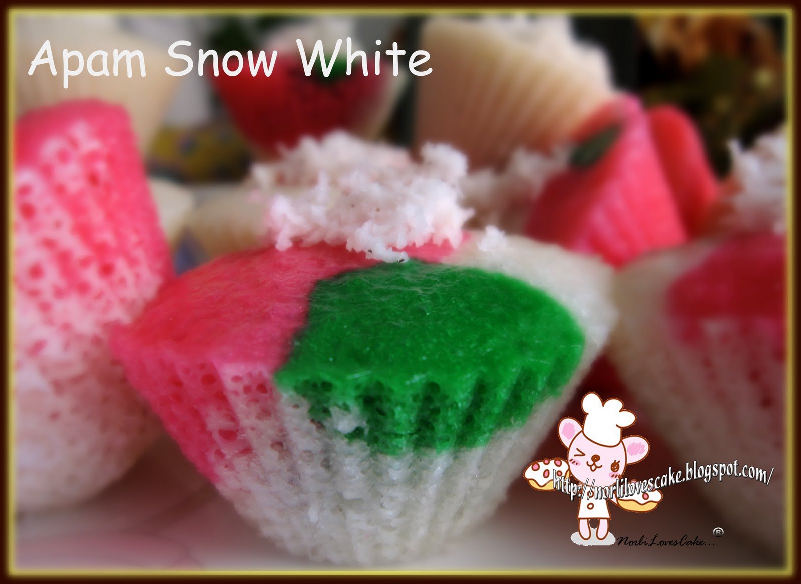 Norli Loves Cake : .: Apam Snow White