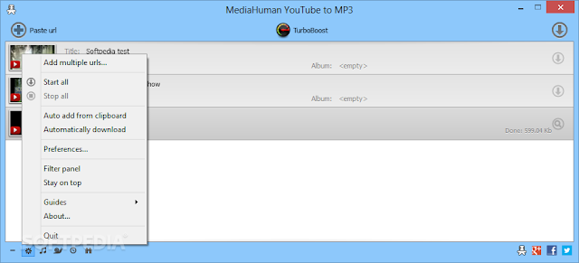 You tin Download this software Free from  MediaHuman YouTube MP3 Converter 3.9 complimentary download