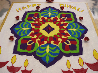 Latest Diwali 2012 Rangoli Patterns