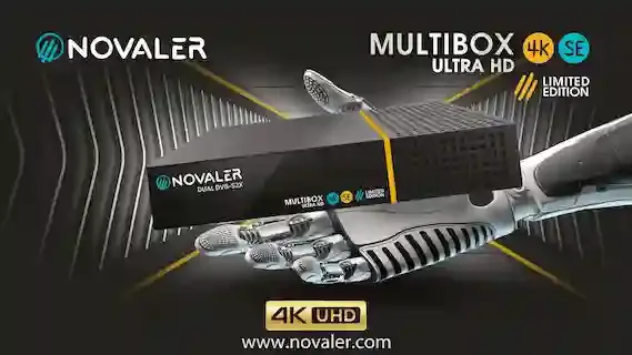 مواصفات جهاز الاستقبال الرقمي  NOVALER Multibox 4K SE