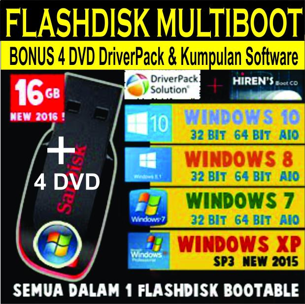 Harga Jual Paket Flashdisk Install Ulang Windows 7/8/8.1 
