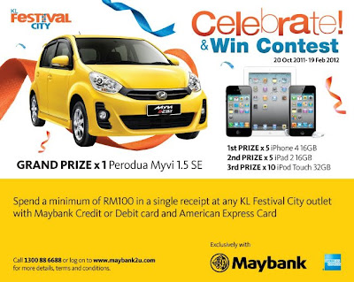 KL Festival City: Celebrate & Win Contest