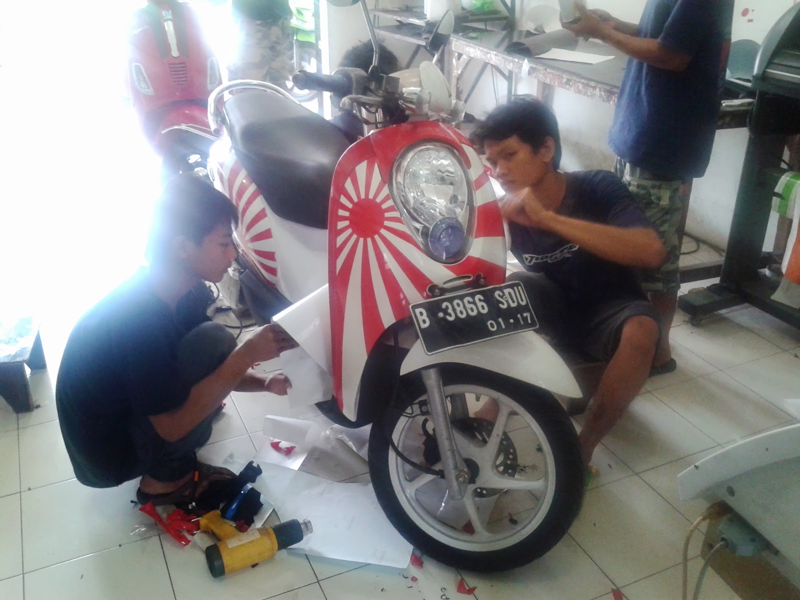 87 Gambar Modif Stiker Scoopy Kumpulan Modifikasi Motor Scoopy Terbaru