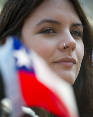 Camila Vallejo l der del movimiento estudiantil que paraliz a Chile en