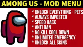 Among Us MOD APK with Mod Menu and Unlocked everything