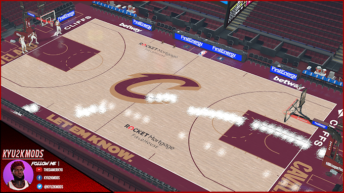 Cleveland Cavaliers Live Broadcast 23-24 Court by Kyu2K | NBA 2K24