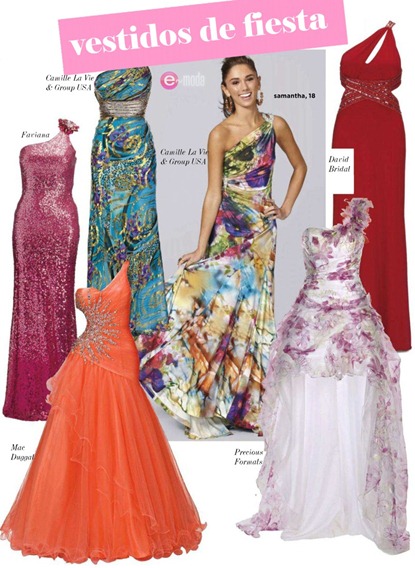 vestidos fiesta Primavera verano 2012