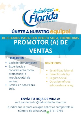 Promotor de Ventas - San Pedro Sula