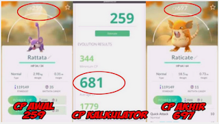 How to Calculate CP Pokemon After Pokemon Evolve Go