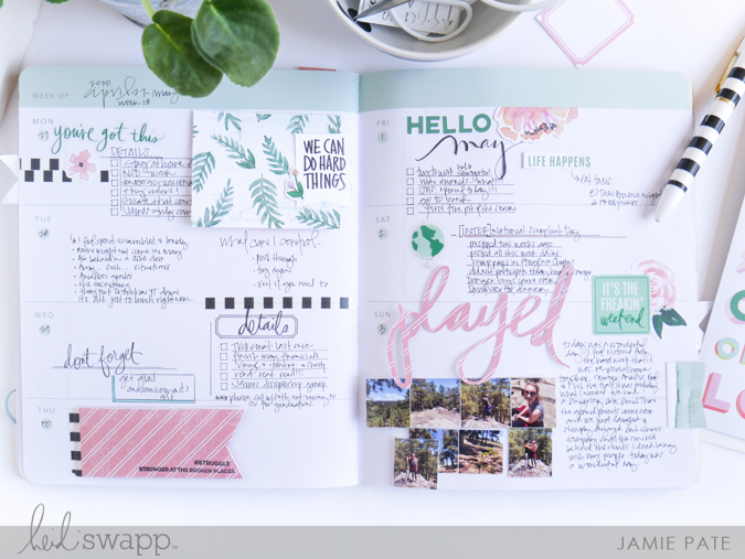 5 Ideas for Resetting Your Planner by Jamie Pate