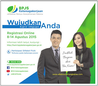 Rekrutmen BPJS Ketenagakerjaan Agustus 2015 Seluruh Indonesia