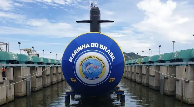 Botaron el segundo submarino Scorpene BR - Humaitá