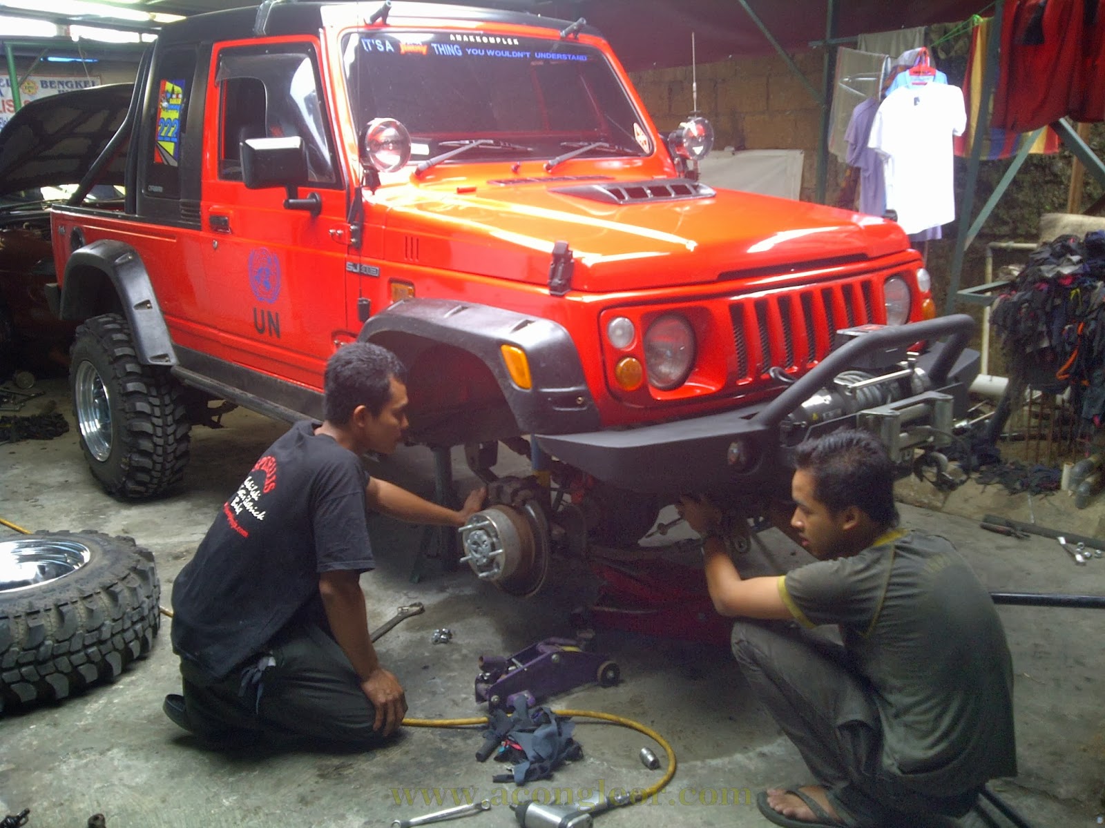 Seputar Permasalahan Di Kaki Kaki Suzuki Jimny YPS Bengkel Bandung