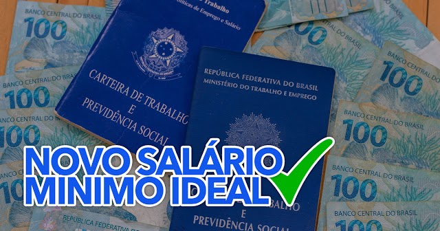 Novo Salário Mínimo ideal acaba de sair e surpreende brasileiros