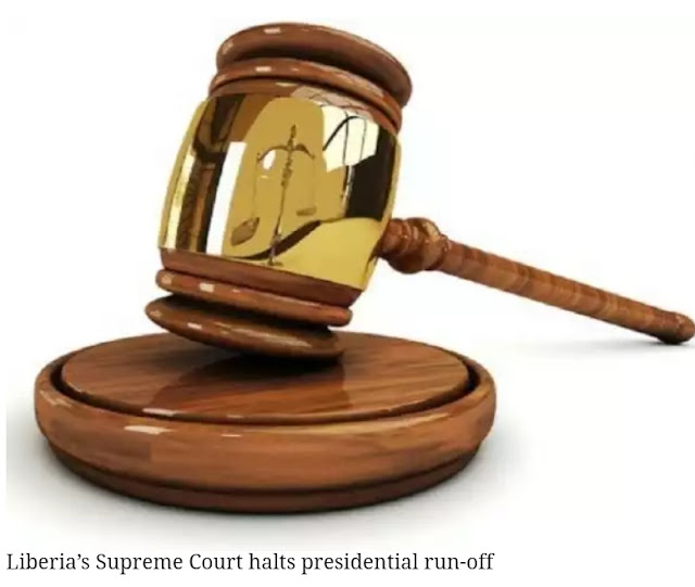 Liberia’s Supreme Court halts presidential run-off