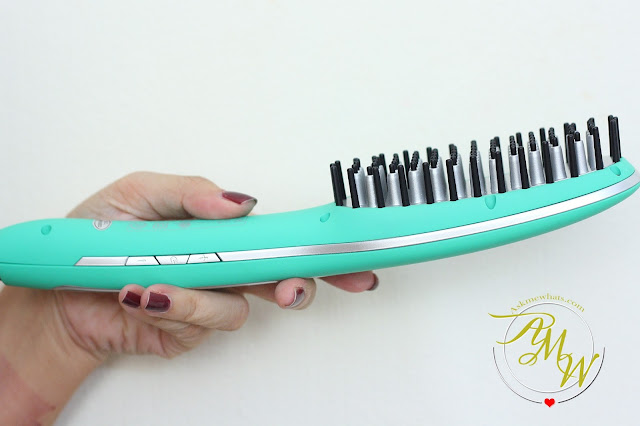 a photo of Irresistible Me Jade Hair Straightening Brush Review