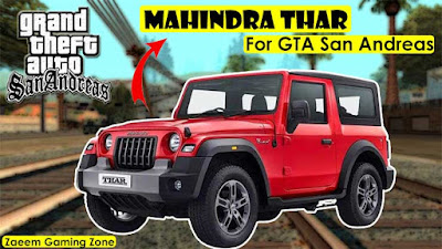 Mahindra Thar for GTA San Andreas