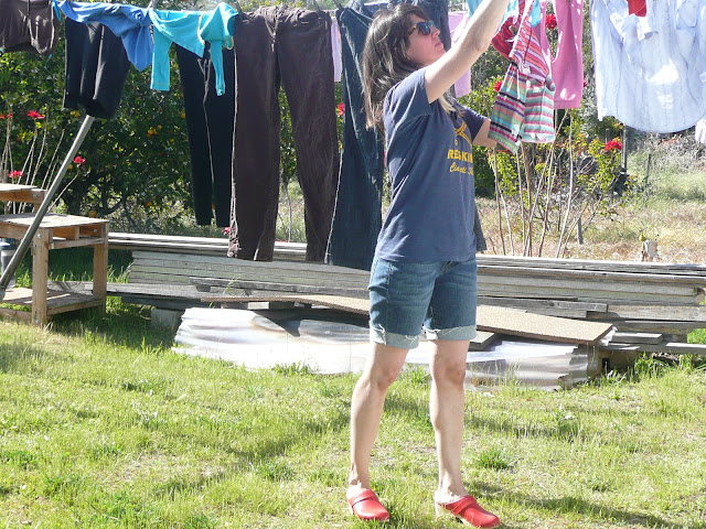 Daughter and Clothesline: LadyD Books