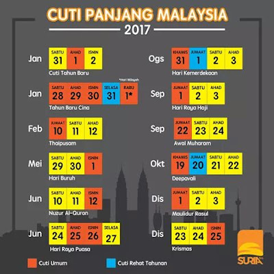 cuti panjang tahun 2017