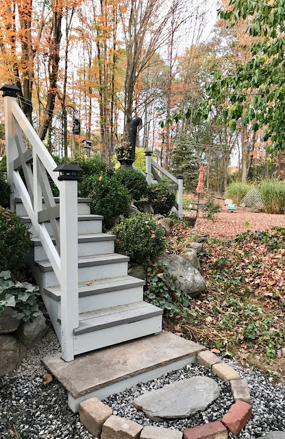 wood exterior stairs