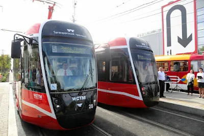 Straßenbahnnetz in Taganrog