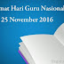 Terima Kasih Guruku 'Selamat Hari Guru Nasional 25 November 2016'