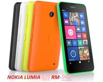 Nokia Lumia 625 RM-941 Flash File/Firmware Download Free