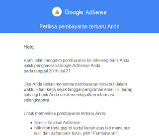 Pengalaman Pertama Mendapatkan Uang dari Internet (Google Adsense)