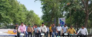 जौनपुर: एनएसएस स्वयंसेवकों ने निकाला साइकिल मार्च | #NayaSaveraNetwork