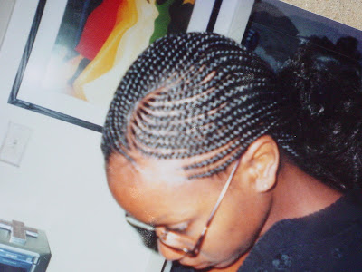 Feed in no knot Cornrows