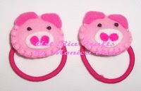 Miss Piggy Hair Rubber by Monica Ria