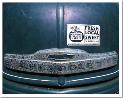 rhinebeck farmers market sticker chevy truck craig mccord photographer