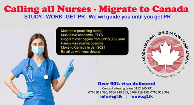 cgl.lk - Canada Gateway Lawyers | Calling all Nurses Migrate to Canada.