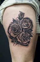 Black Rose Tattoo Design