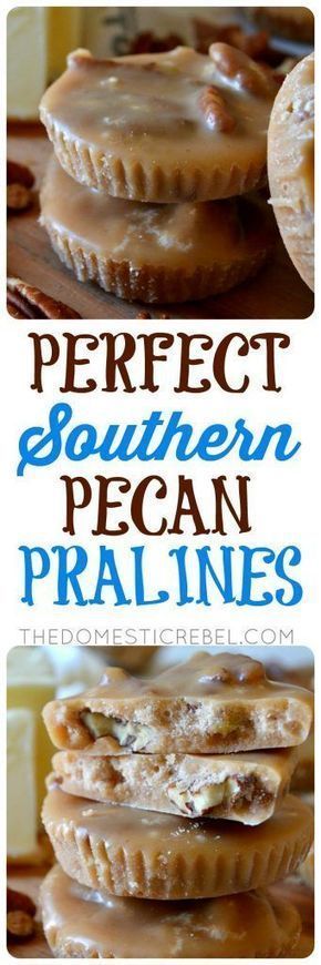 This recipe makes the most PERFECT Southern-style Pecan Pralines! Buttery, nutty and filled with brown sugar, toasted pecan and vanilla flavors, they practically melt-in-your-mouth with this foolproof recipe!