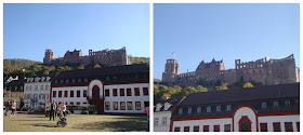 Castelo de Heidelberg visto da Karlplatz