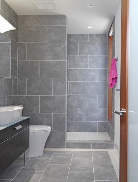 Best Gray Tile Bathroom Floor