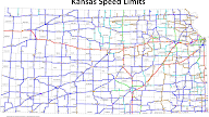 Kansas Speed Limit Map